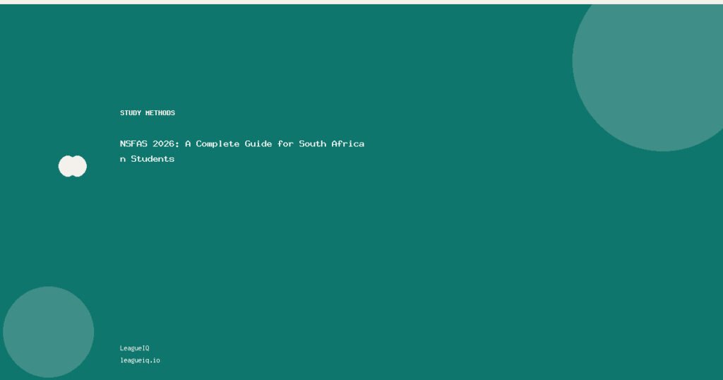 NSFAS 2026: A Complete Guide for South African Students