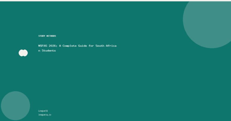 NSFAS 2026: A Complete Guide for South African Students
